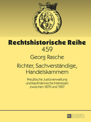 cover image of Richter, Sachverstaendige, Handelskammern
